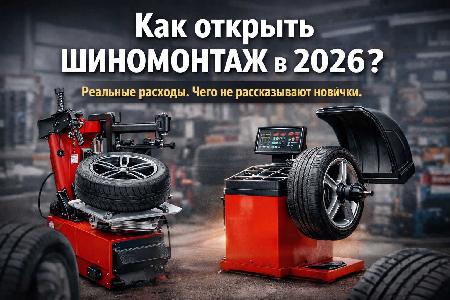 Как открыть шиномонтаж в 2026